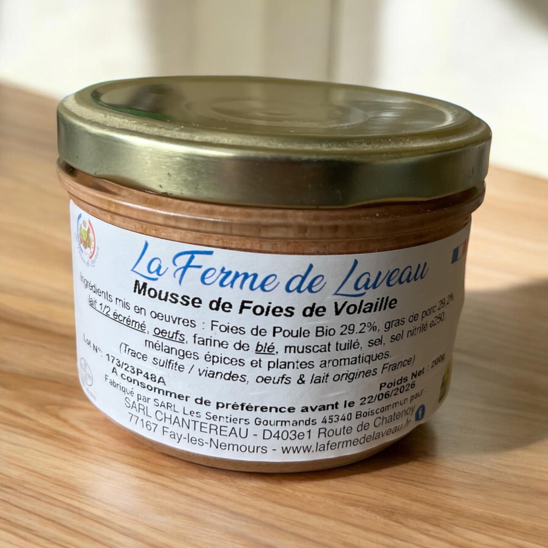 MOUSSE DE FOIES DE VOLAILLE